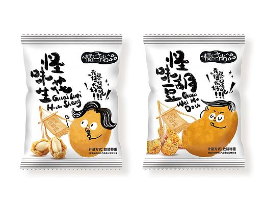 我很怪 但我很好吃（豆子系列插画包装设计）