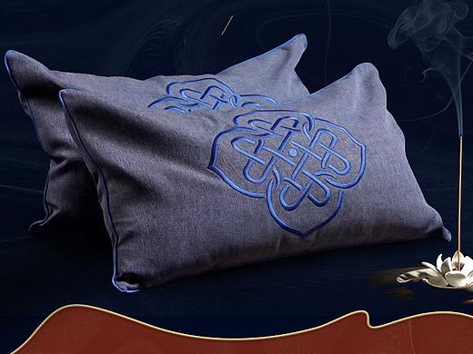 中國風詳情頁-枕頭（個人主頁-ZNTc5MTg1NjQ=） - 電商 - 站酷設計師設計個喵喵原創(chuàng)素材 - 站酷ZCOOL