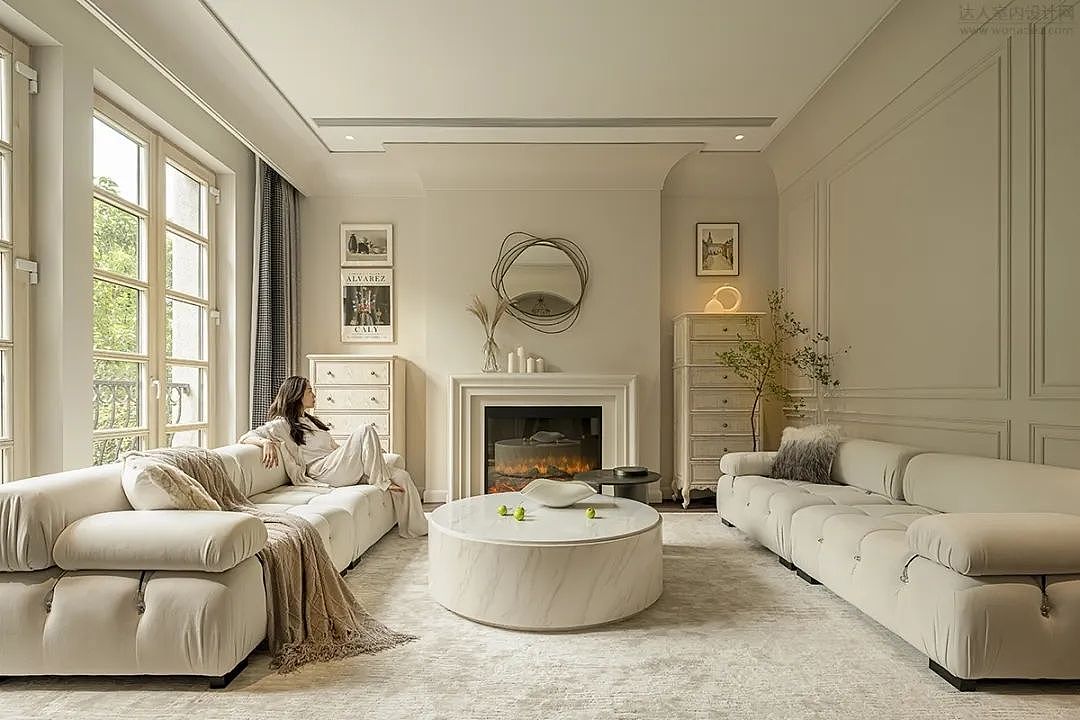 沈阳碧桂园400㎡极简法式别墅!