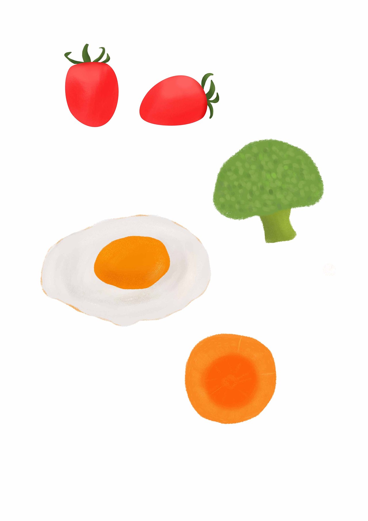 圣女果 蔬菜|插画|儿童插画|大树1991 - 原创作品 - 站酷 (zcool)