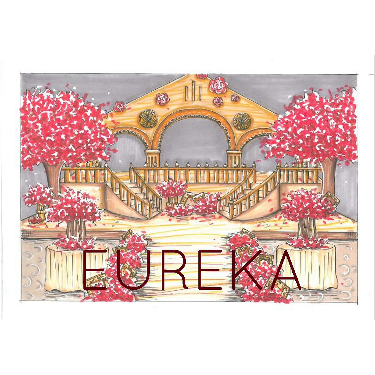 婚礼手绘（图ZNDc0NTkyNTY=） - 商业插画 - 站酷设计师EUREKA916原创素材 - 站酷ZCOOL
