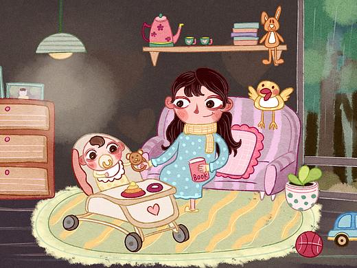 幼儿绘本初尝试（个人主页-ZMjcyNDE0NDA=） - 商业插画 - 站酷设计师玺玉酱原创素材 - 站酷ZCOOL