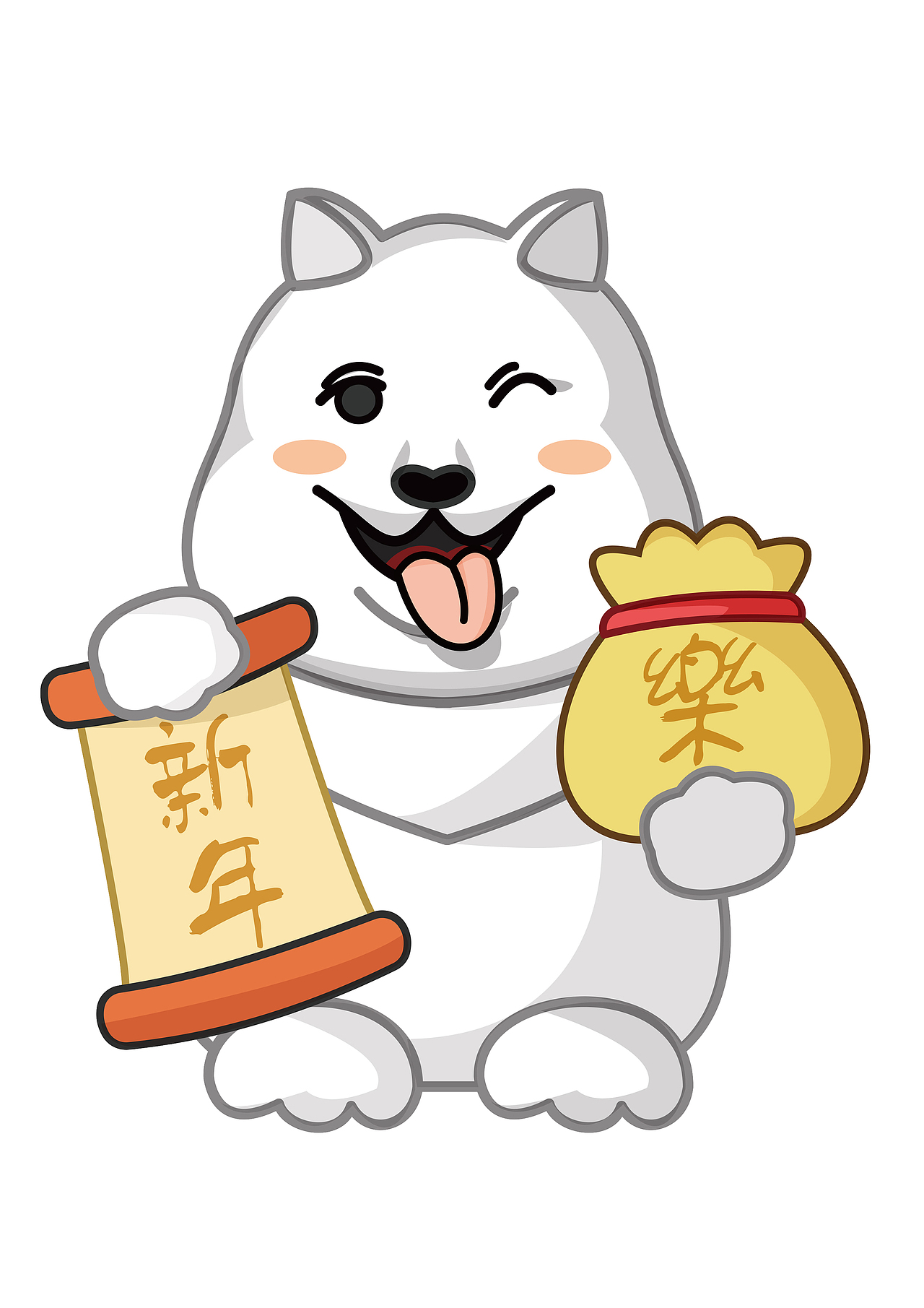 2018招财狗角色设计