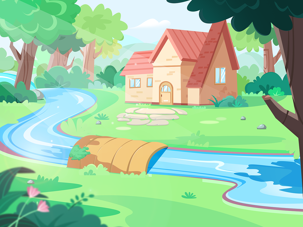 环境场景小插画（系列一）（图ZMjE5ODA5MTIw） - 儿童插画 - 站酷设计师矛盾体9016原创素材 - 站酷ZCOOL