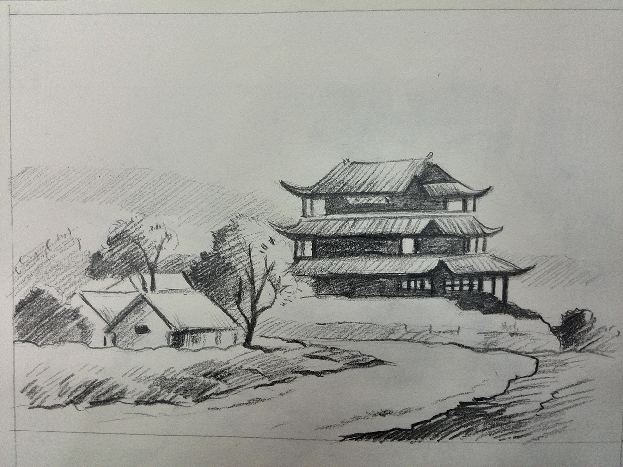 临摹速写 素描（图ZMTE1MDA0MDky） - 绘画 - 站酷设计师妖尾April原创素材 - 站酷ZCOOL