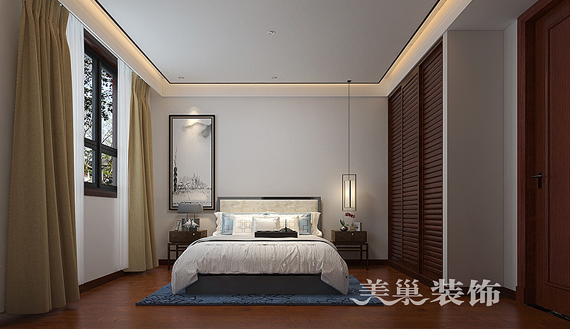 天伦庄园300平别墅装修新中式效果图（图ZNzU2MDQyOTI=） - 家装设计 - 站酷设计师美巢装饰世男原创素材 - 站酷ZCOOL