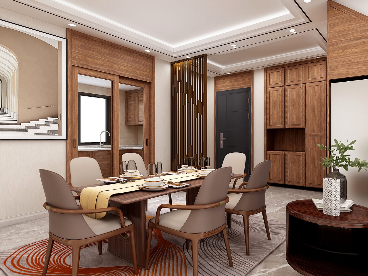 现代简约I客厅主卧