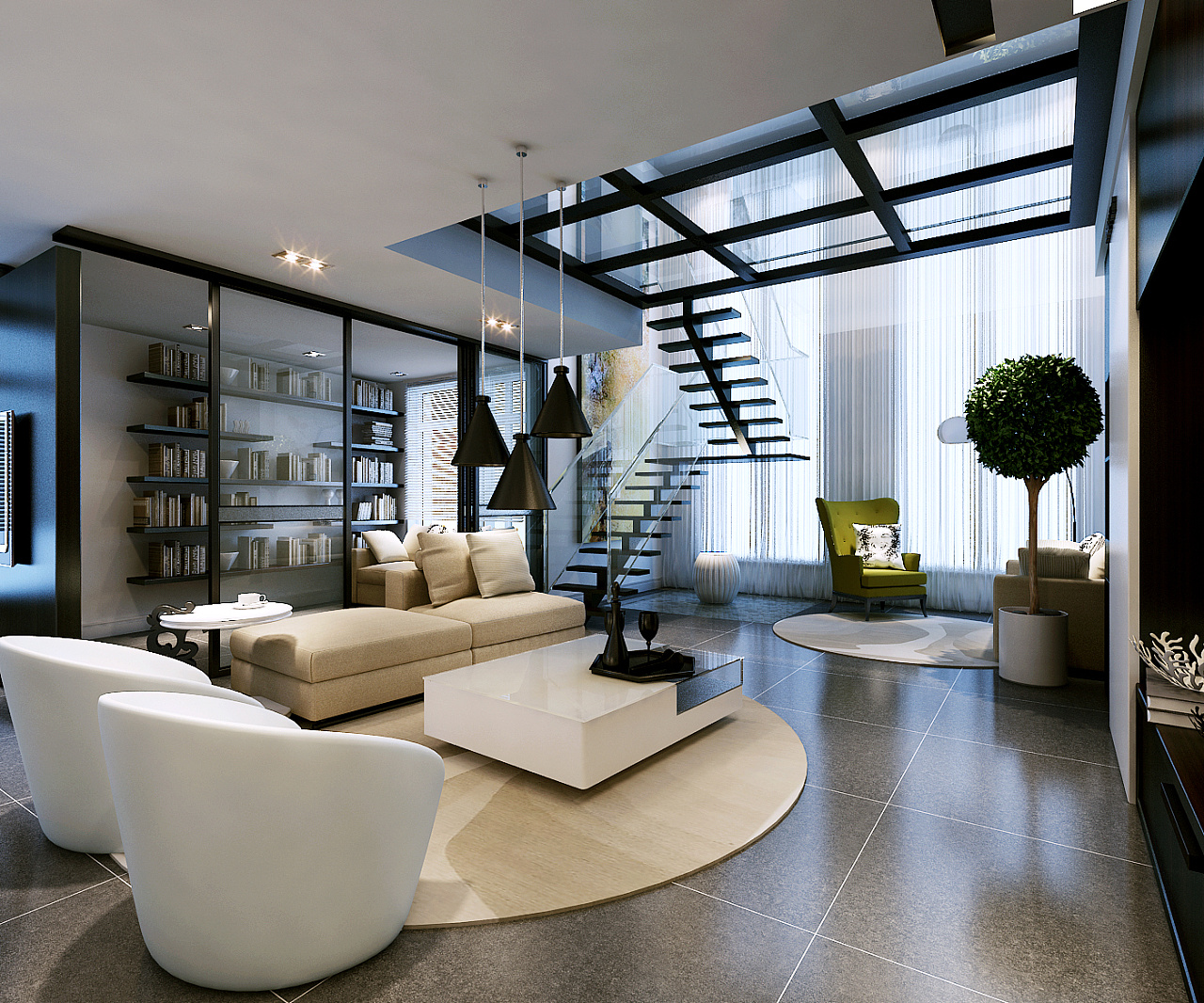 透望——北京后现代城|空间|家装设计|壹加空间设计 - 原创作品