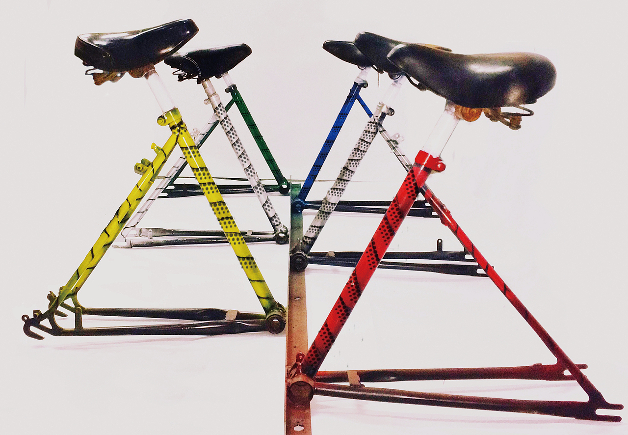 自行车改造的公共设施——《城市·璀璨的记忆》