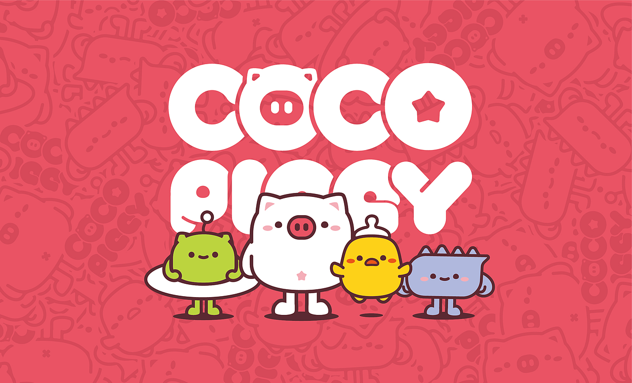 COCO PIGGY可可噜噜 ×同道设计 | IP形象升级(图ZMjczMjQ2NTE2) - IP形象 - 站酷设计师同道设计SONG原创素材 - 站酷ZCOOL