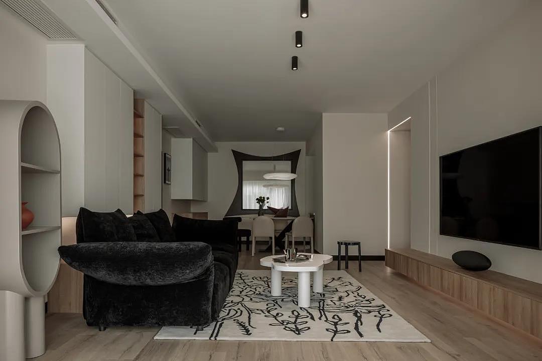 60㎡简约北欧风格新房装修,精致小户型