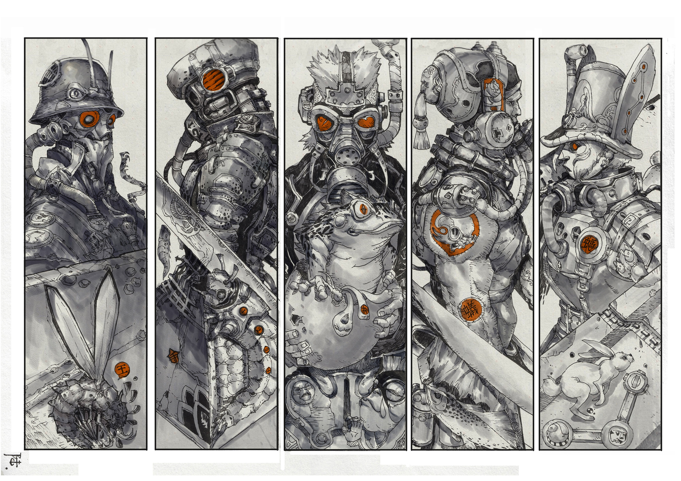 线描系列_蚂蚁八手王-站酷zcool