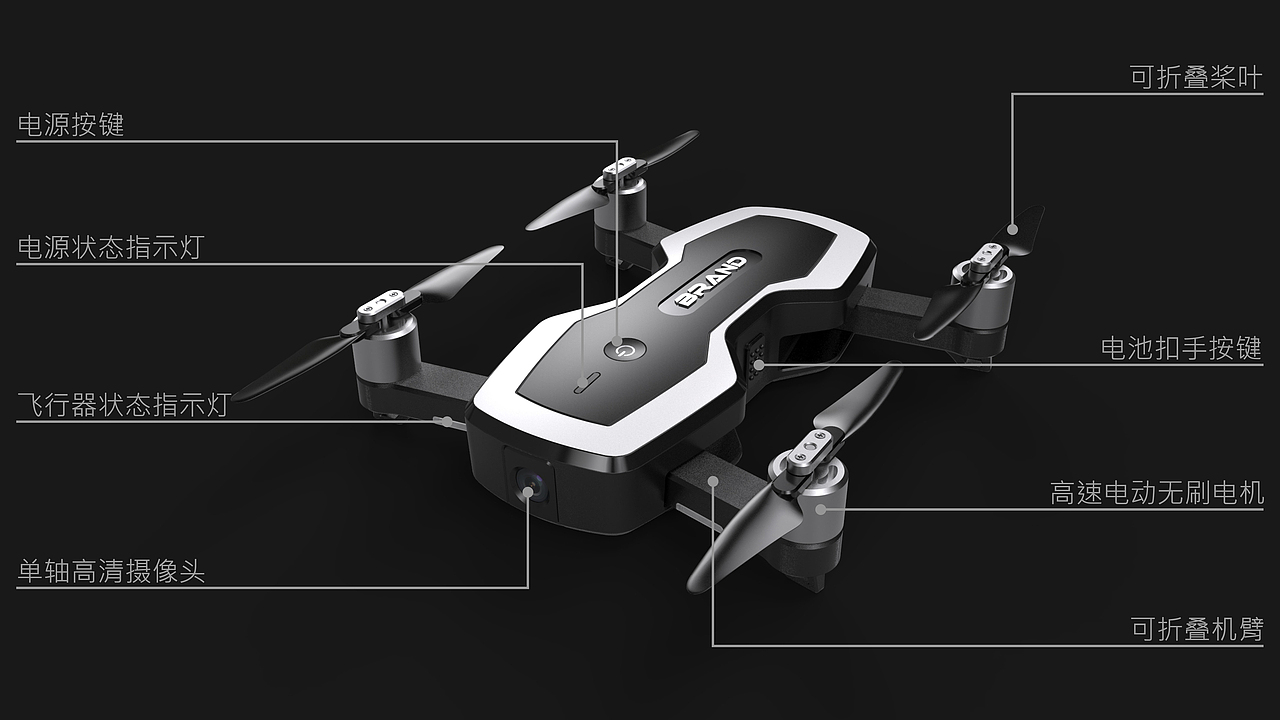Mirage-折疊無人機(jī)（圖ZMTEwODc3OTky） - 玩具 - 站酷設(shè)計(jì)師橙汁的橙原創(chuàng)素材 - 站酷ZCOOL