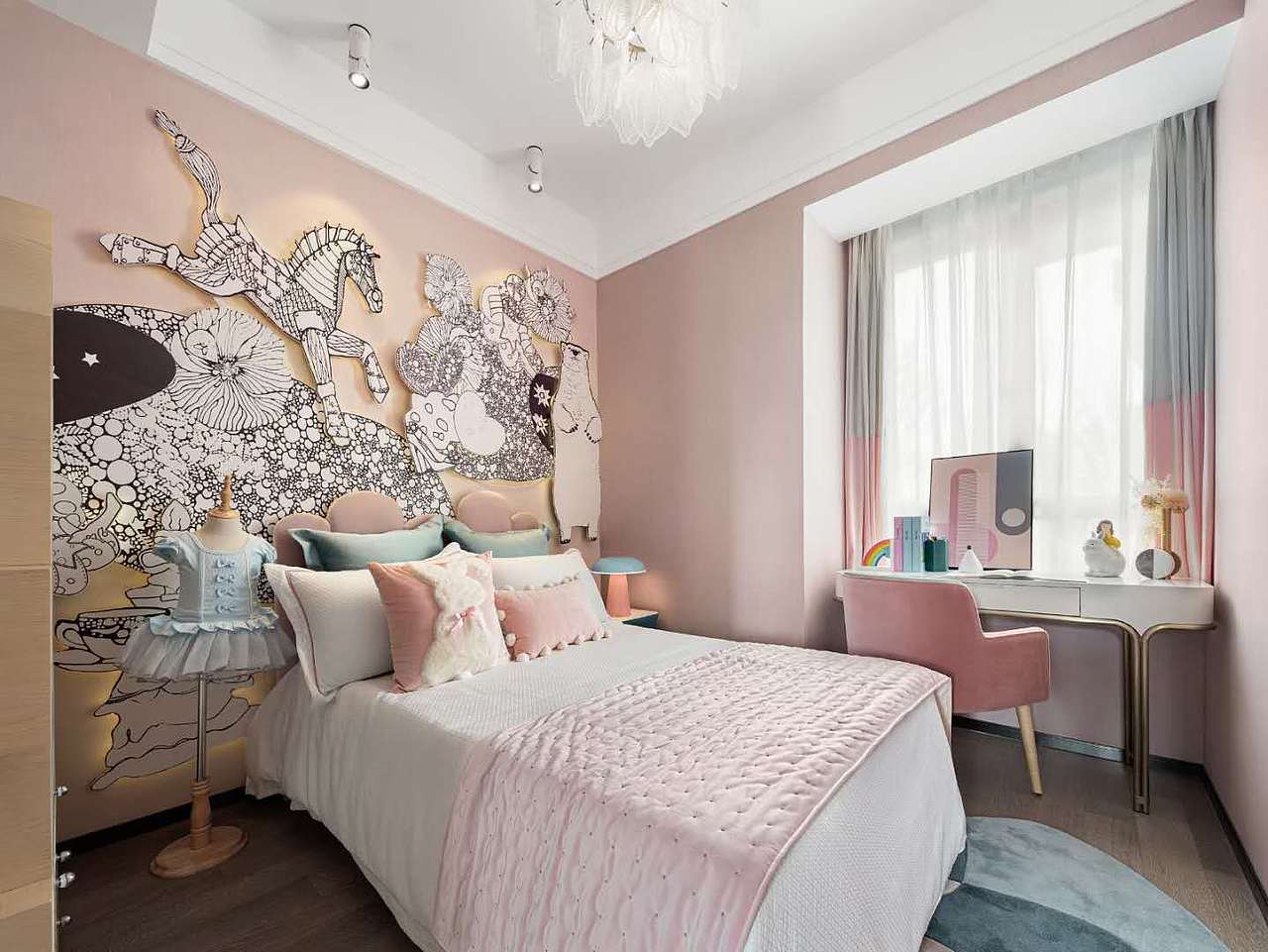 蓝光·雍锦湾现代轻奢样板房