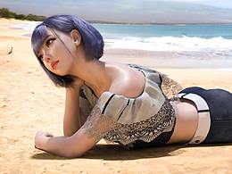 Beach girl