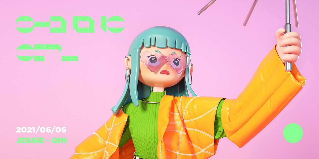 SHINING GIRL - NANNAN,3D人物建模