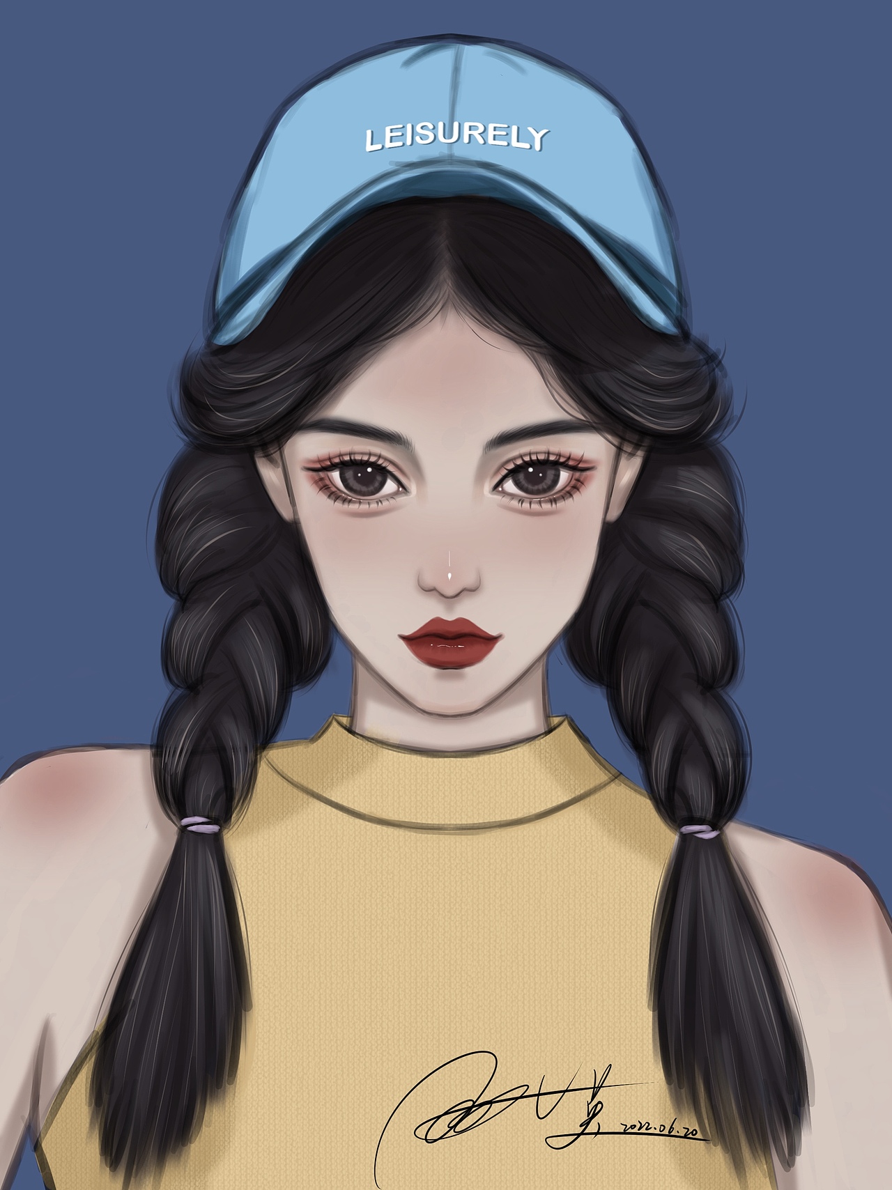 最近画的一些伪厚涂头像画,有进步吗?