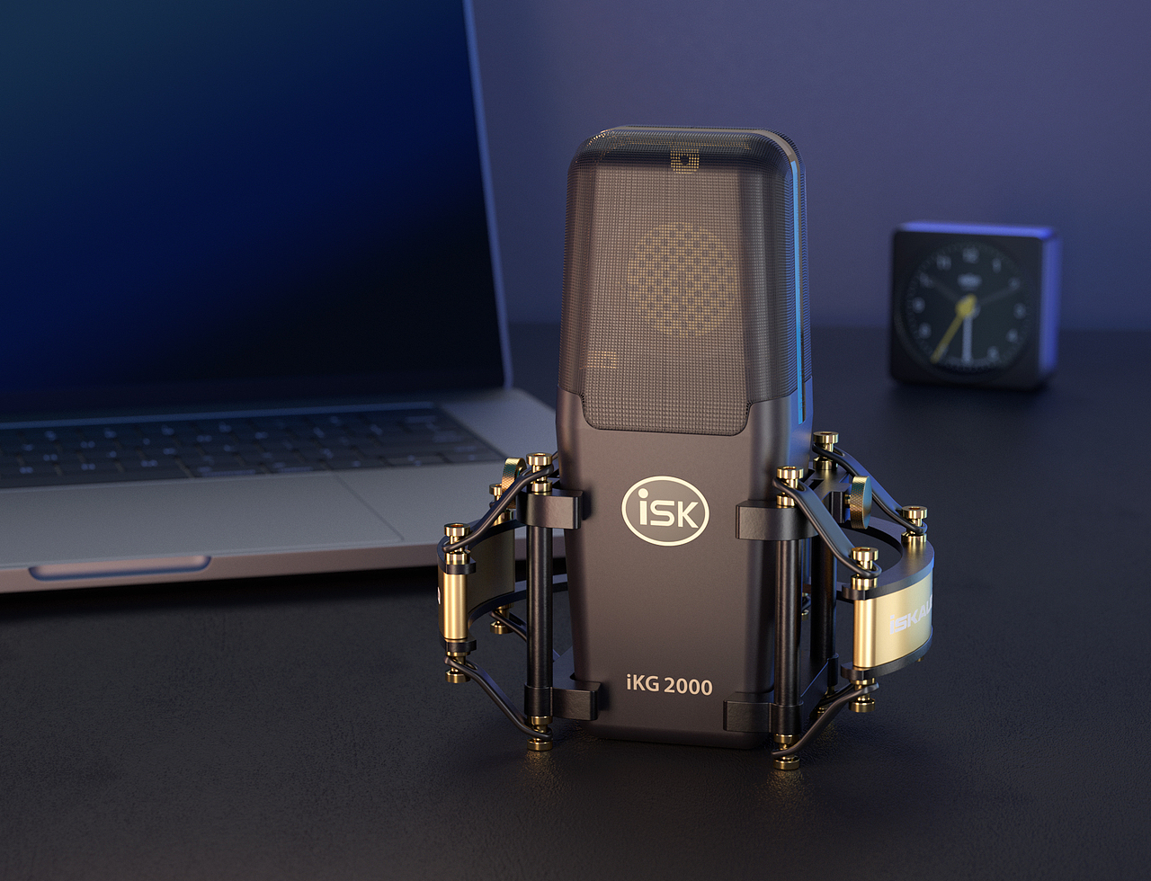 【iSK】麦克风产品渲染（图ZMTgzMjM4NzI0） - 产品 - 站酷设计师沉世不沉原创素材 - 站酷ZCOOL