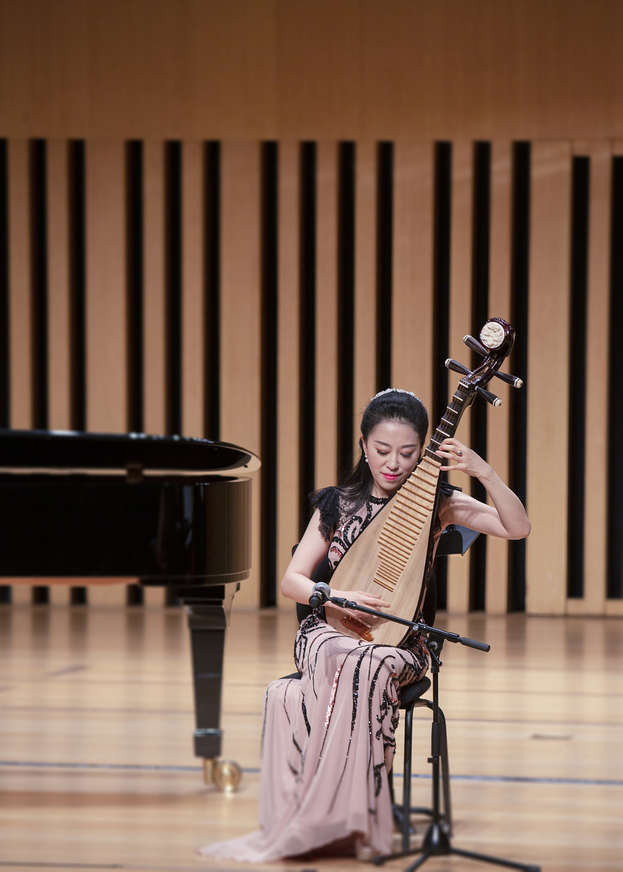 中国中央民族乐团团长,首席琵琶演奏家赵聪