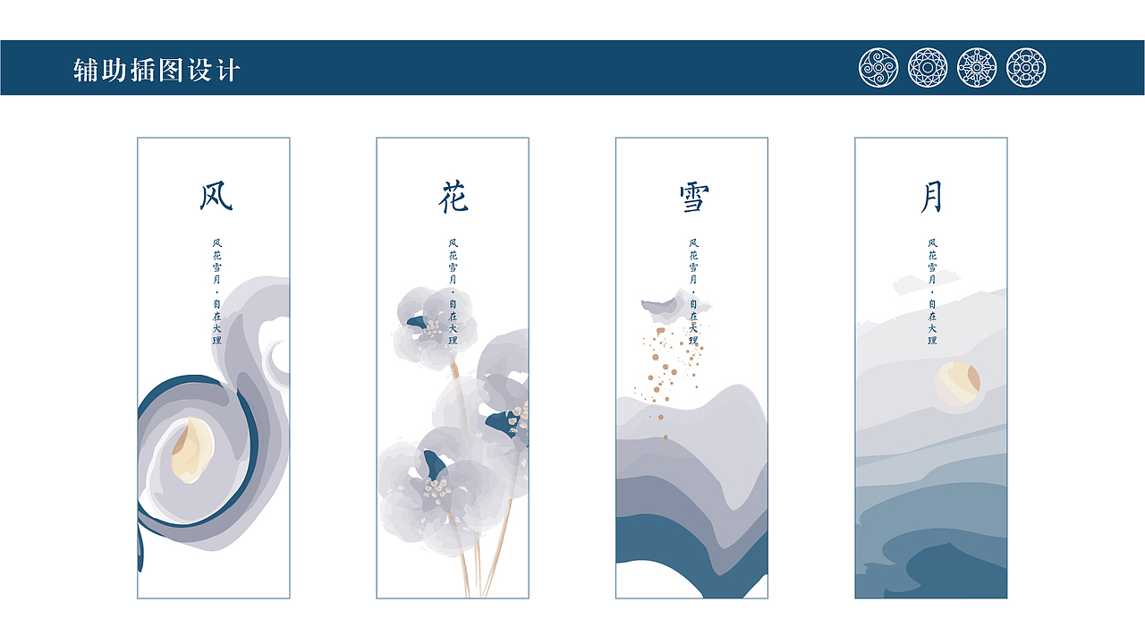 金花故事品牌VIS丨风花雪月，自在大理（图ZMjU5MzI5NTEy） - 品牌 - 站酷设计师曹免丨初一原创素材 - 站酷ZCOOL