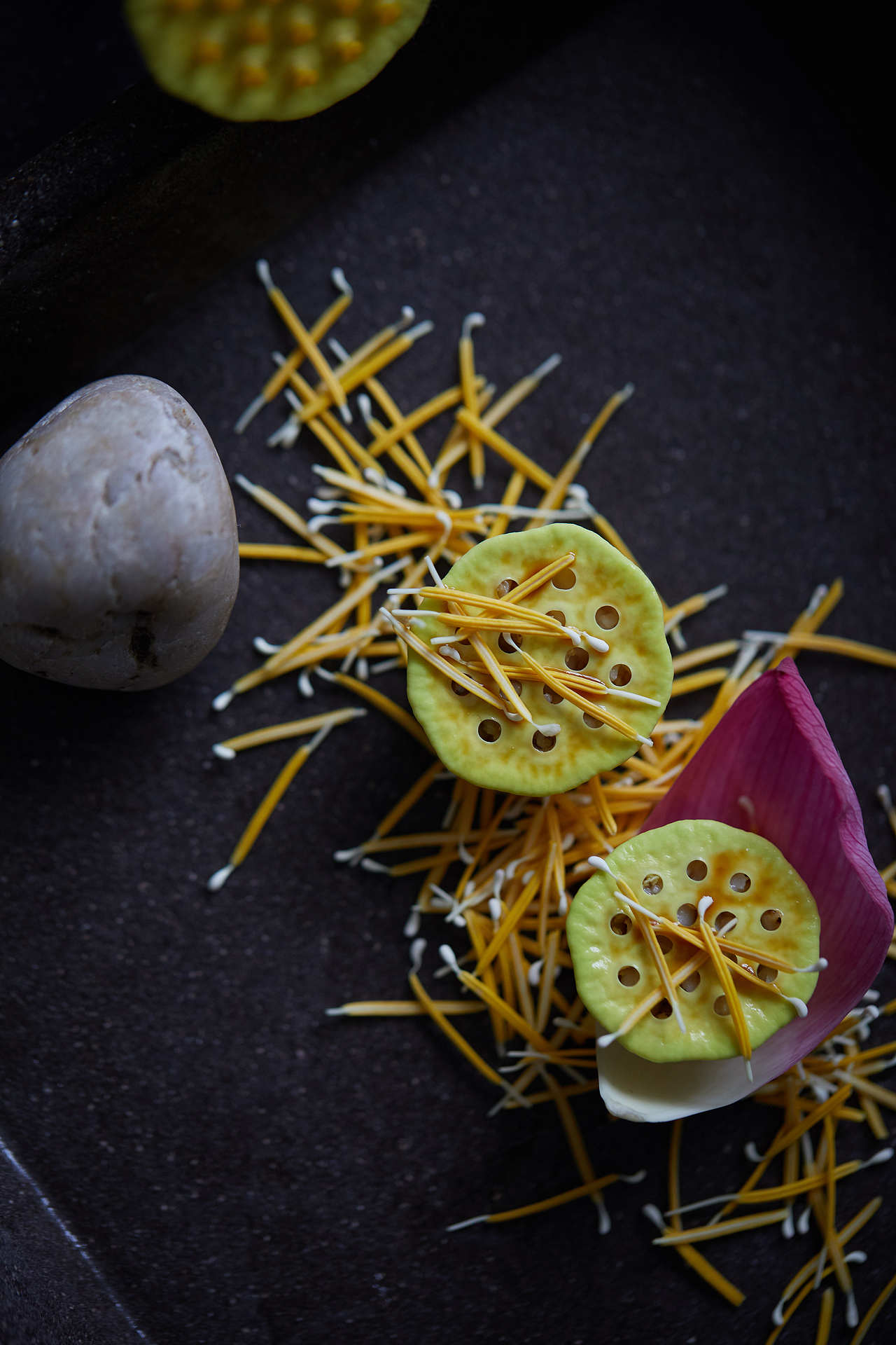 山家清供|碧筒酒,莲房鱼包