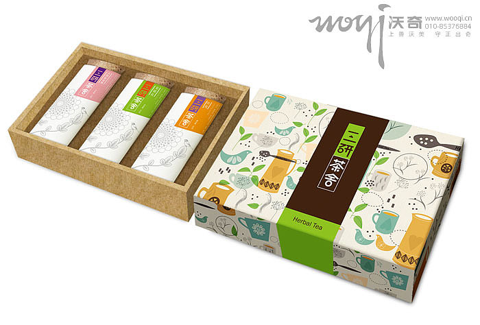 花草茶包装设计/礼盒设计
