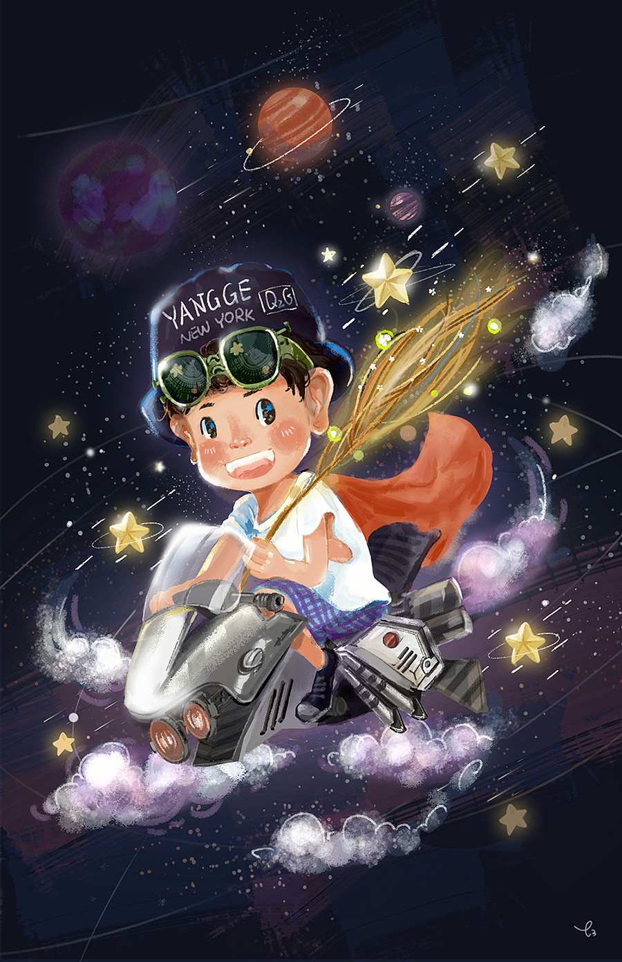 插画练习－氧哥（图ZMTI5OTE2MjY0） - 创作习作 - 站酷设计师酱汤原创素材 - 站酷ZCOOL