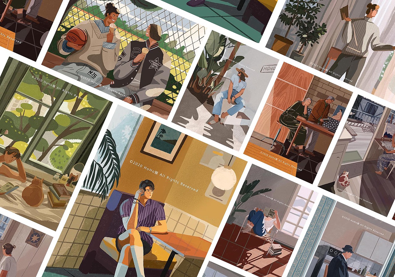 闲暇时光 Leisure Time（图ZMjEwMDIyMDAw） - 创作习作 - 站酷设计师HoHo猴原创素材 - 站酷ZCOOL