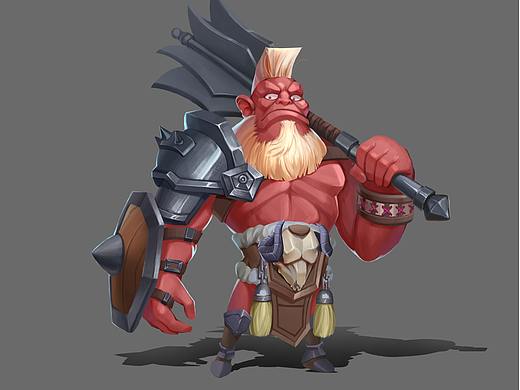 战士（个人主页-ZNDYyMzUyNDQ=） - 游戏原画 - 站酷设计师赛波螺原创素材 - 站酷ZCOOL