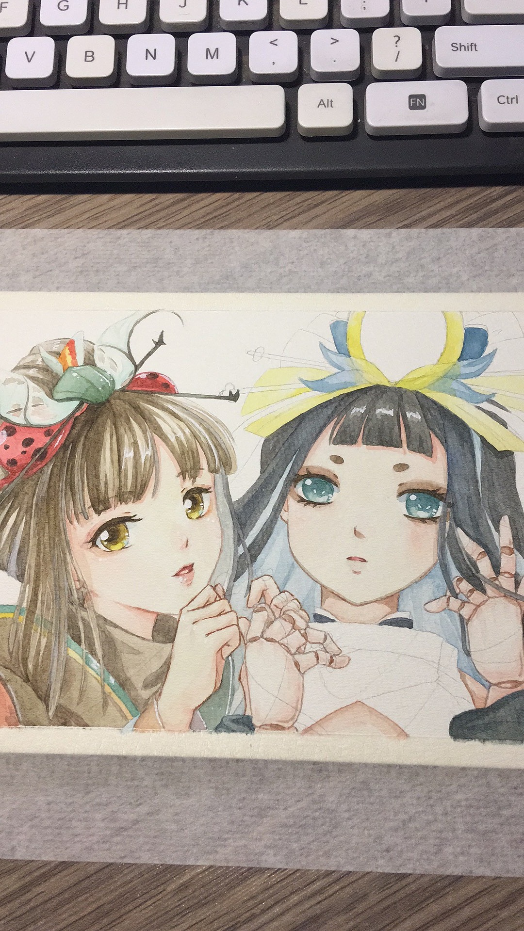 沉迷水彩系列-阴阳师（图ZMTE4MTE2MDg4） - 艺术插画 - 站酷设计师冰翼de翎原创素材 - 站酷ZCOOL