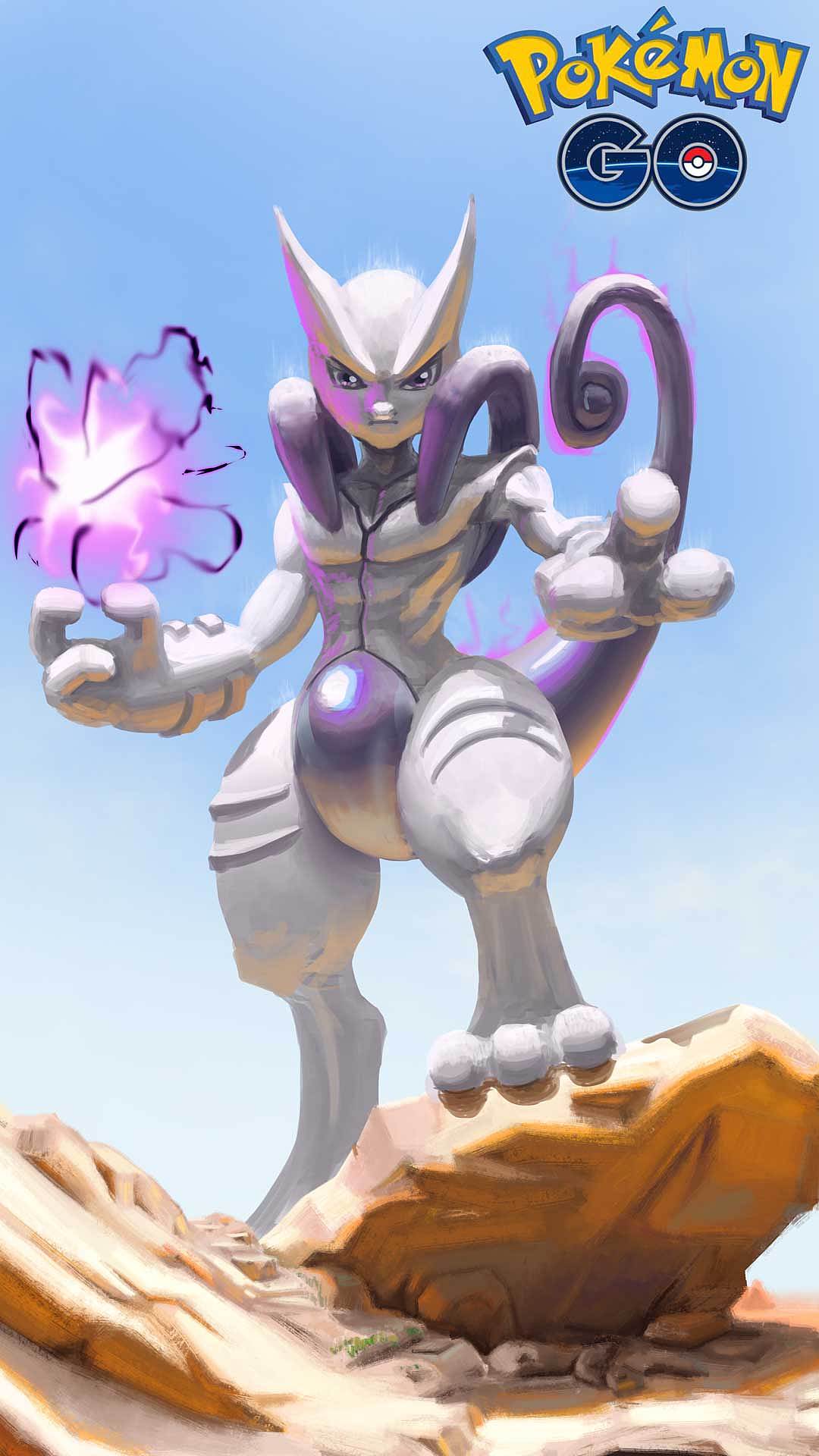 练习pokemon 超梦(ミュウツー)