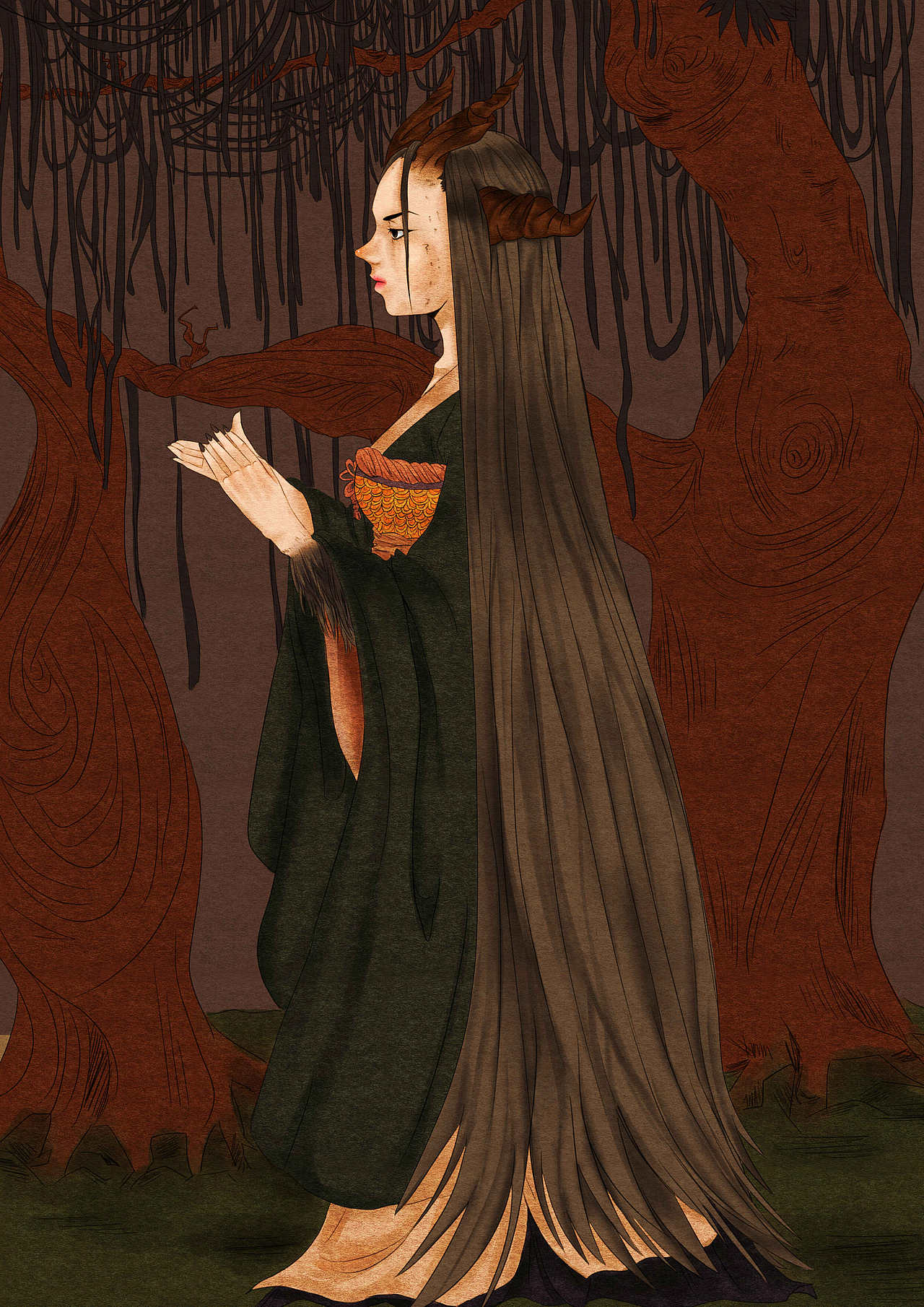 山海经生物敖因拟人