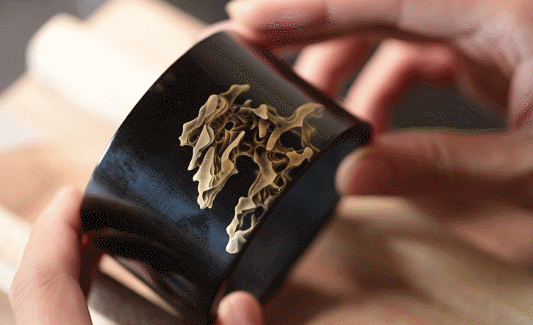 紫光檀镶锡太湖石茶仓（图ZMTczOTA0OTMy） - 其他手工艺 - 站酷设计师斫木鸟原创素材 - 站酷ZCOOL