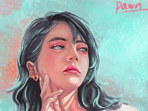 摸鱼一张。。（个人主页-ZMzg3Mjc1MzI=） - 艺术插画 - 站酷设计师fbipawn原创素材 - 站酷ZCOOL