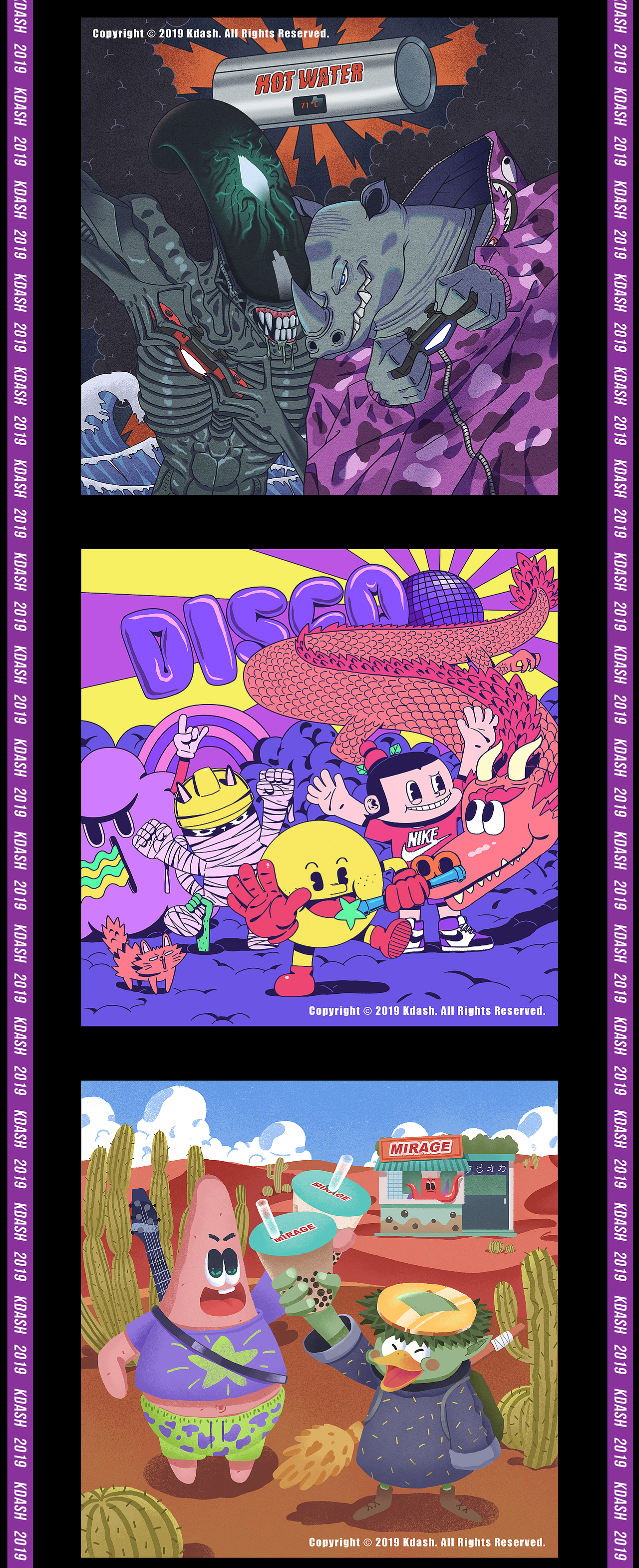 /2019插画作品集/Kdash(图ZMTkxMzM0MTEy) - 商业插画 - 站酷设计师KdashM原创素材 - 站酷ZCOOL