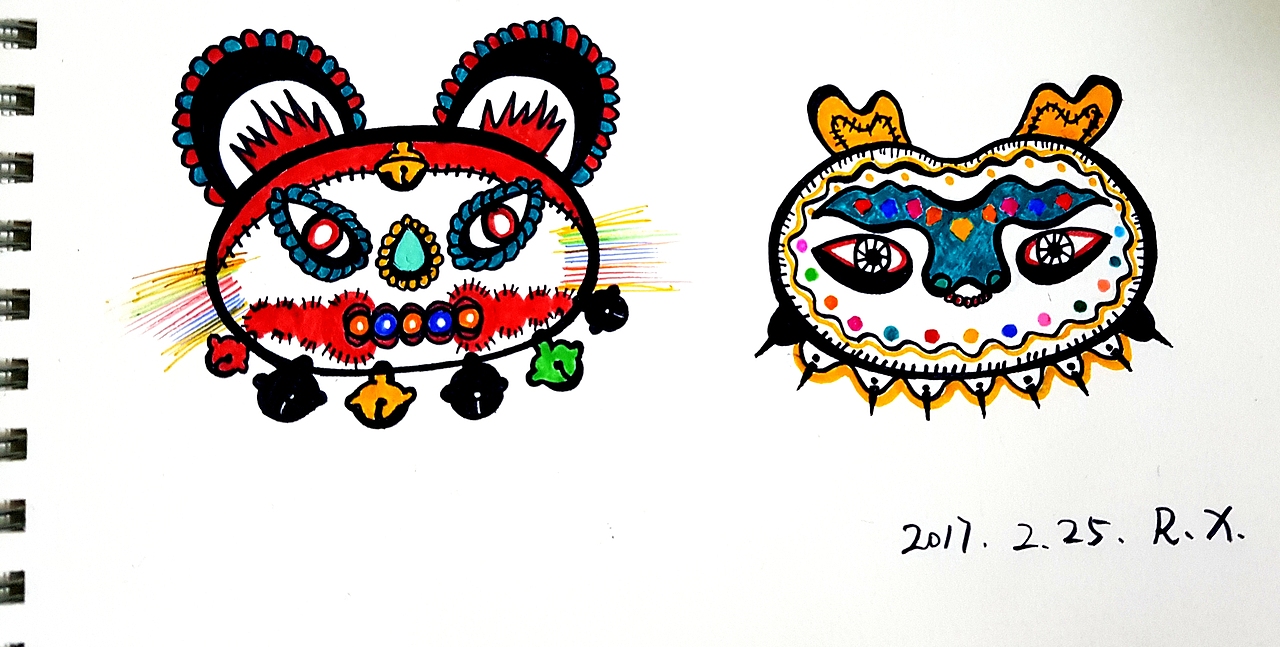 2017小画儿（图ZNzU3MjczNDg=） - 艺术插画 - 站酷设计师xxxiiihahaha原创素材 - 站酷ZCOOL