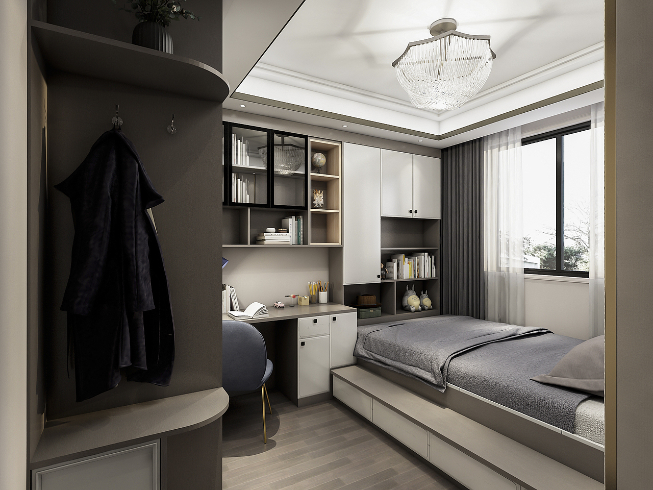 全屋定制-方直珑湖湾（图ZMjA5MzcyMDk2） - 家装设计 - 站酷设计师乐一Lit原创素材 - 站酷ZCOOL