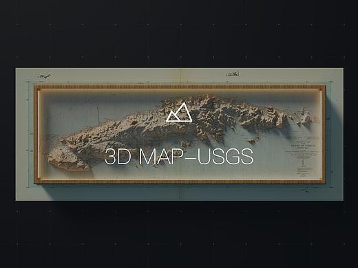 3D-Map：USGS DATE V1.0