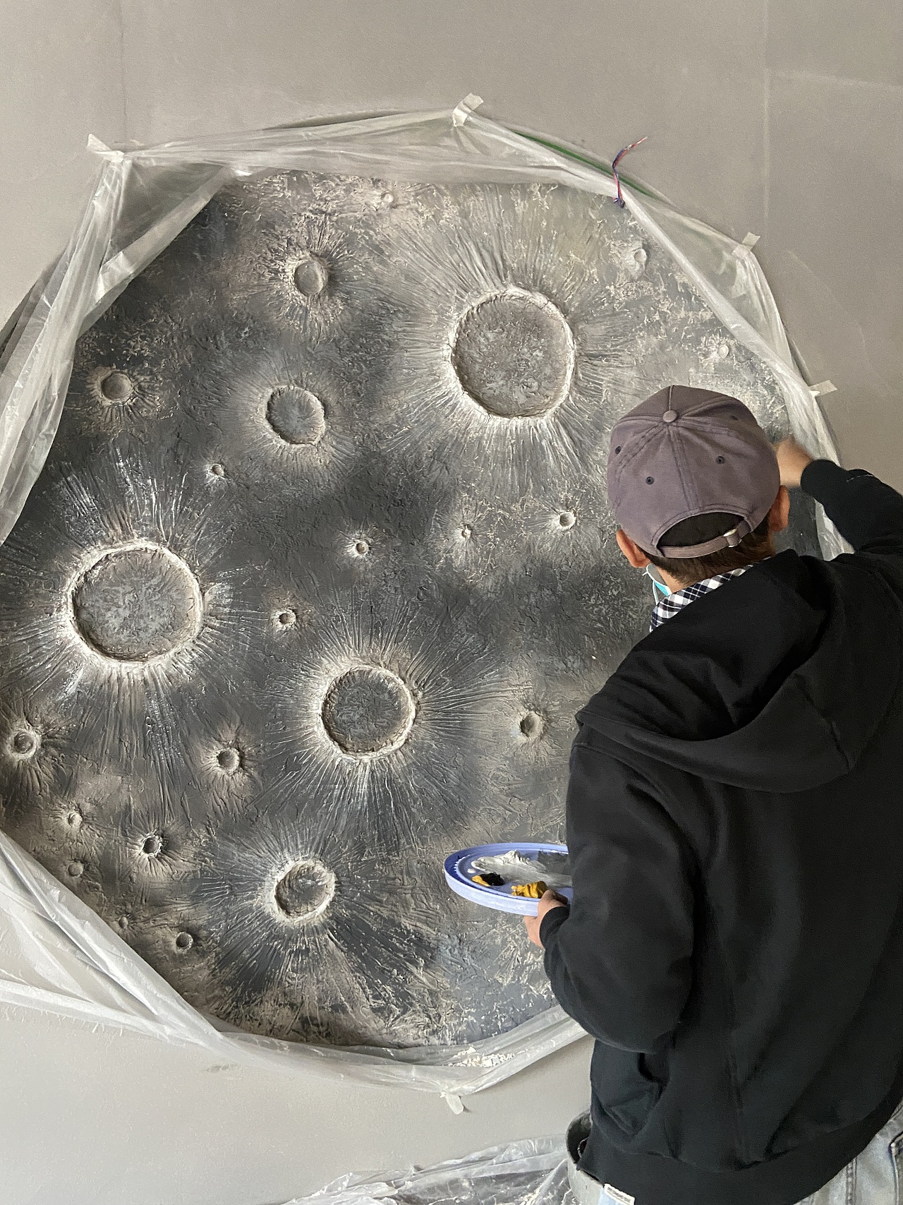 浮雕月球（圖ZMzMwNTgyODI4） - 繪畫 - 站酷設(shè)計(jì)師深圳禾璽藝術(shù)原創(chuàng)素材 - 站酷ZCOOL