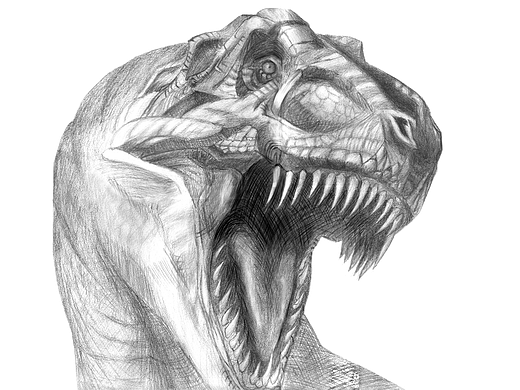 恐龙头部手绘（个人主页-ZMjM5OTAzMjg=） - 游戏原画 - 站酷设计师Thice原创素材 - 站酷ZCOOL