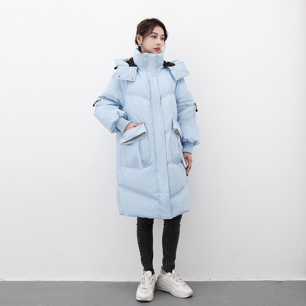 女装羽绒服拍摄