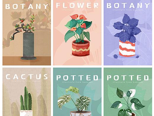 植物小插画