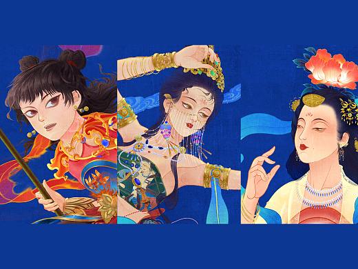 中国味 安慕希|中国蓝北京地铁KV/哪吒/飞天/仕女