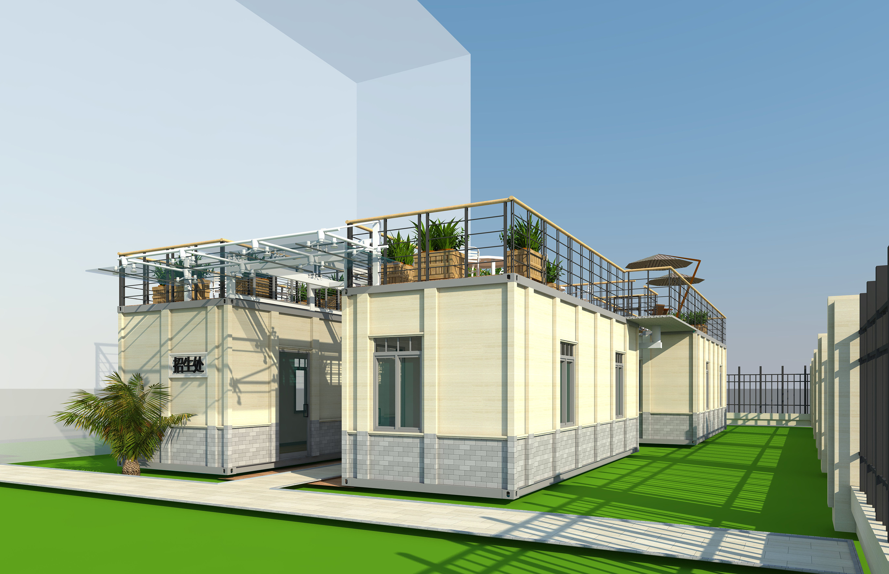 集装箱方案设计|三维|建筑/空间|辰嘉源frp玻璃钢_原创作品-站酷zcool