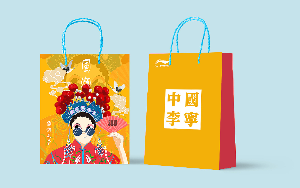 国潮风格包装盒