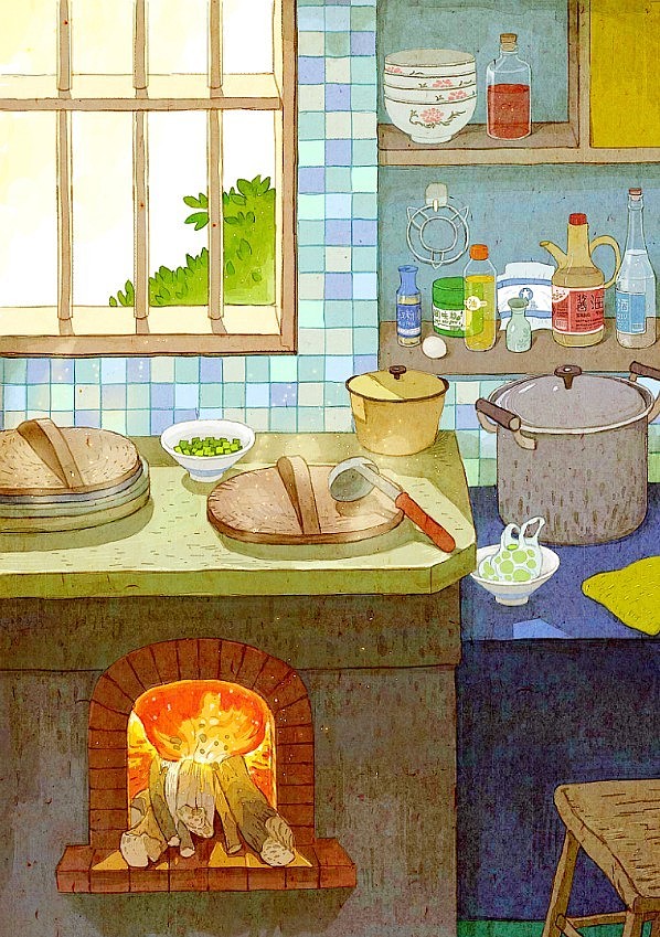 桌上食物（图ZMTEzNjY2ODA=） - 商业插画 - 站酷设计师飞行猴原创素材 - 站酷ZCOOL