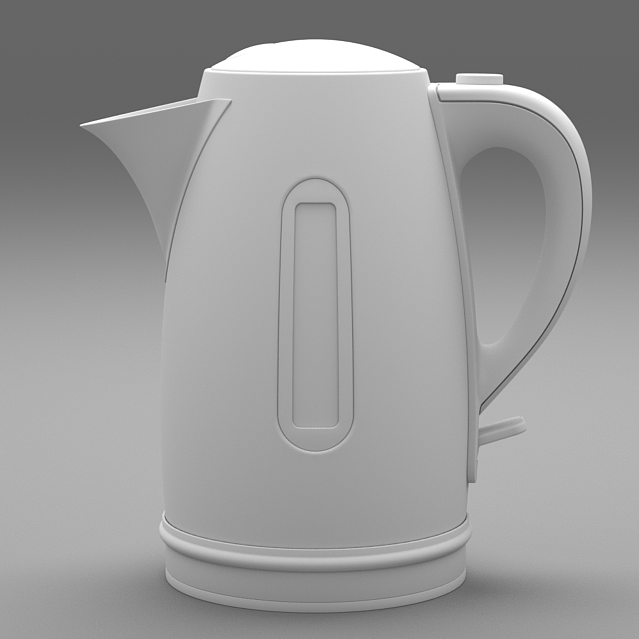 c4d渲染不锈钢水壶