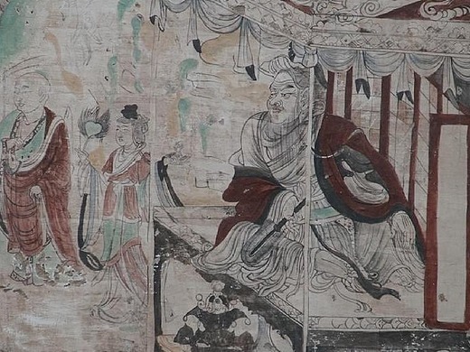 壁画《维摩诘经变》