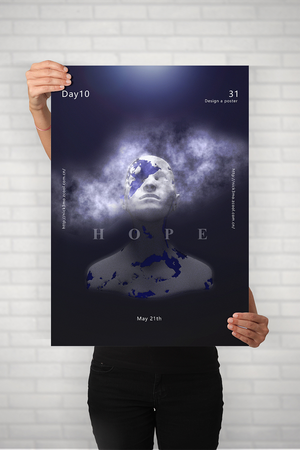 31 days | One day design a poster