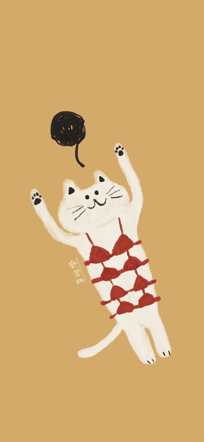 谁会不喜欢可爱的手绘风格手机壁纸